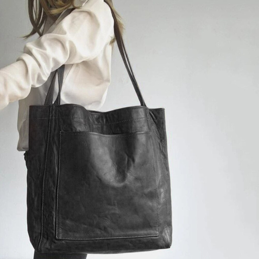 Luxe leren handtas voor dames - Isabella