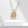 Bubble Letters Ketting met Hanger - LuxeLette