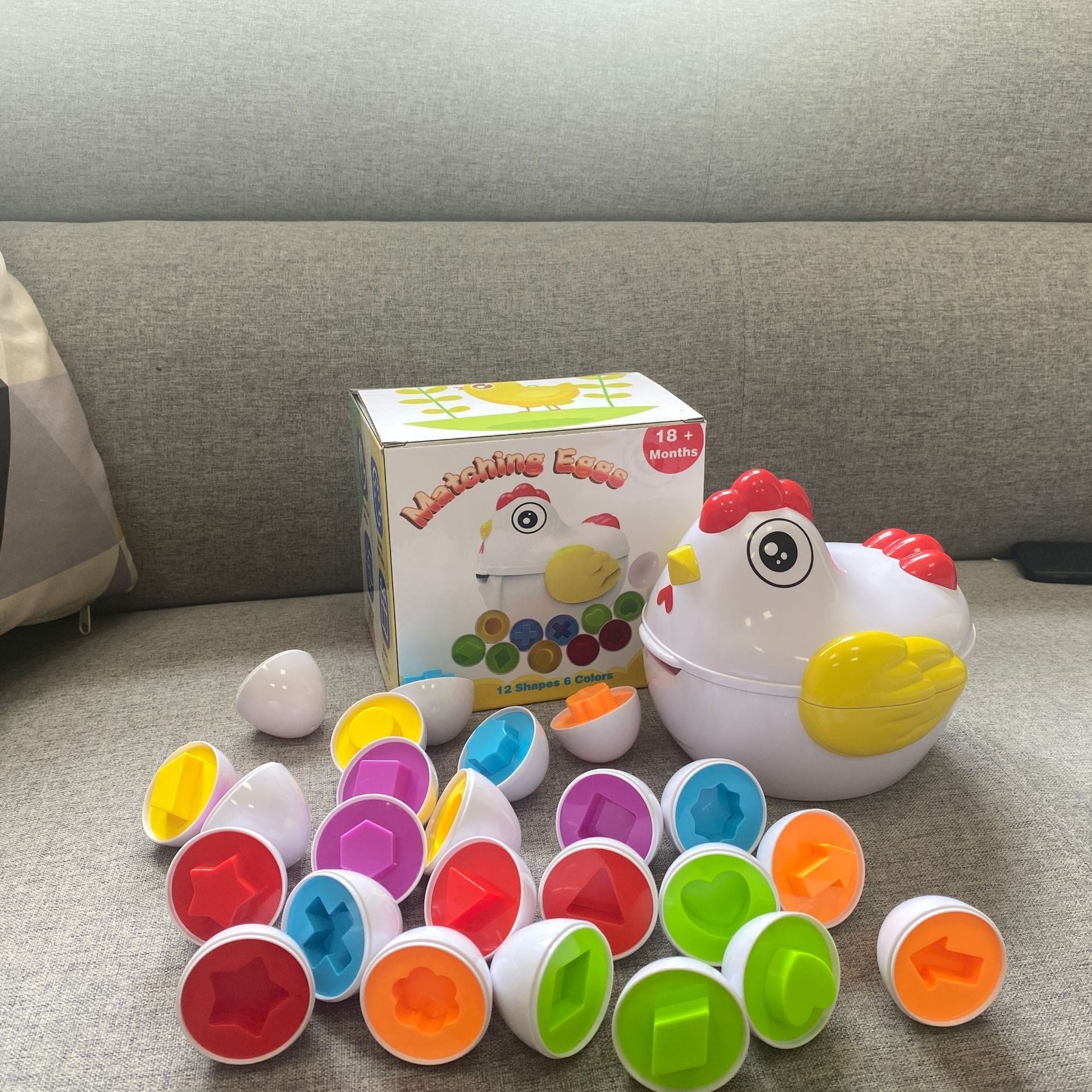 Kleurrijke en Leerzame Eierenset - ColorMatch