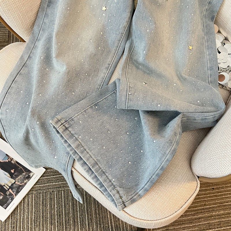 Dames Glitter Jeans voor een Sprankelende Look - Jade