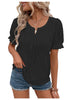 Luchtig & stijlvol dames pofmouwenshirt met kantaccent – Noemi