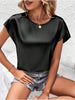 Stijlvol dames vleermuismouwshirt met ronde hals – Milena