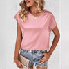 Stijlvol dames vleermuismouwshirt met ronde hals – Milena