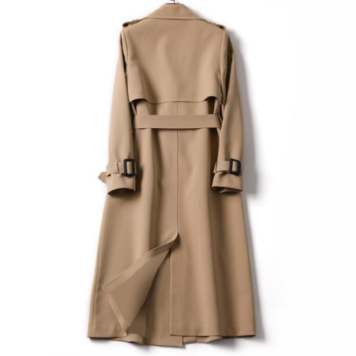 Trendy Dames Trenchcoat met Dubbele Knopen - Celina