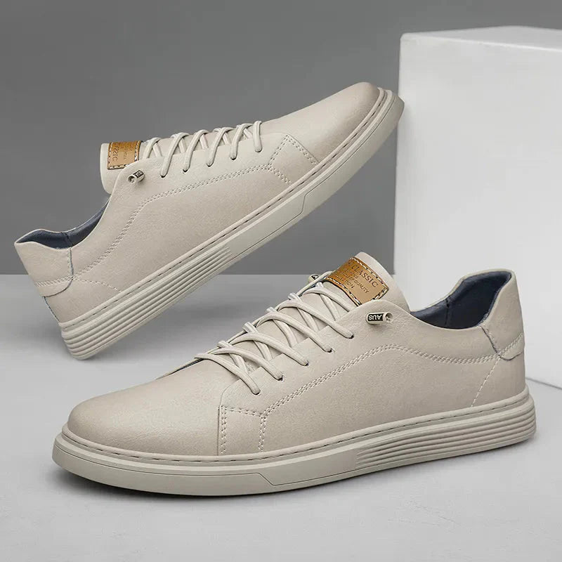 Comfortabele Oxford Leren Heren Sneakers - Ethan