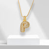 Bubble Letters Ketting met Hanger - LuxeLette
