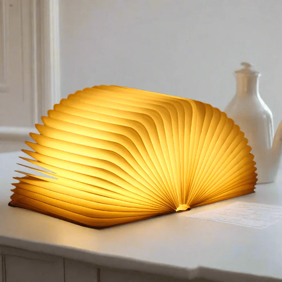 Opvouwbare Boekenlamp met Warme LED-Verlichting - StoryGlow