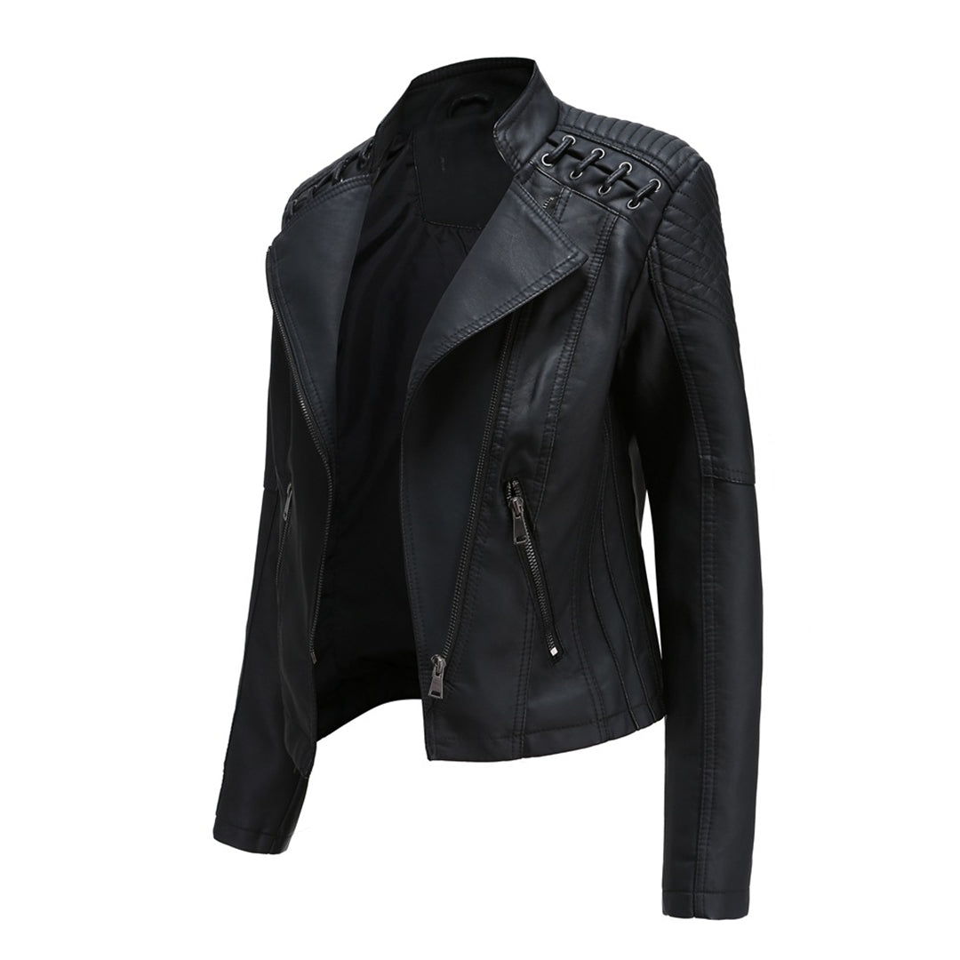 Elani - Trendy Leren Jack voor Dames