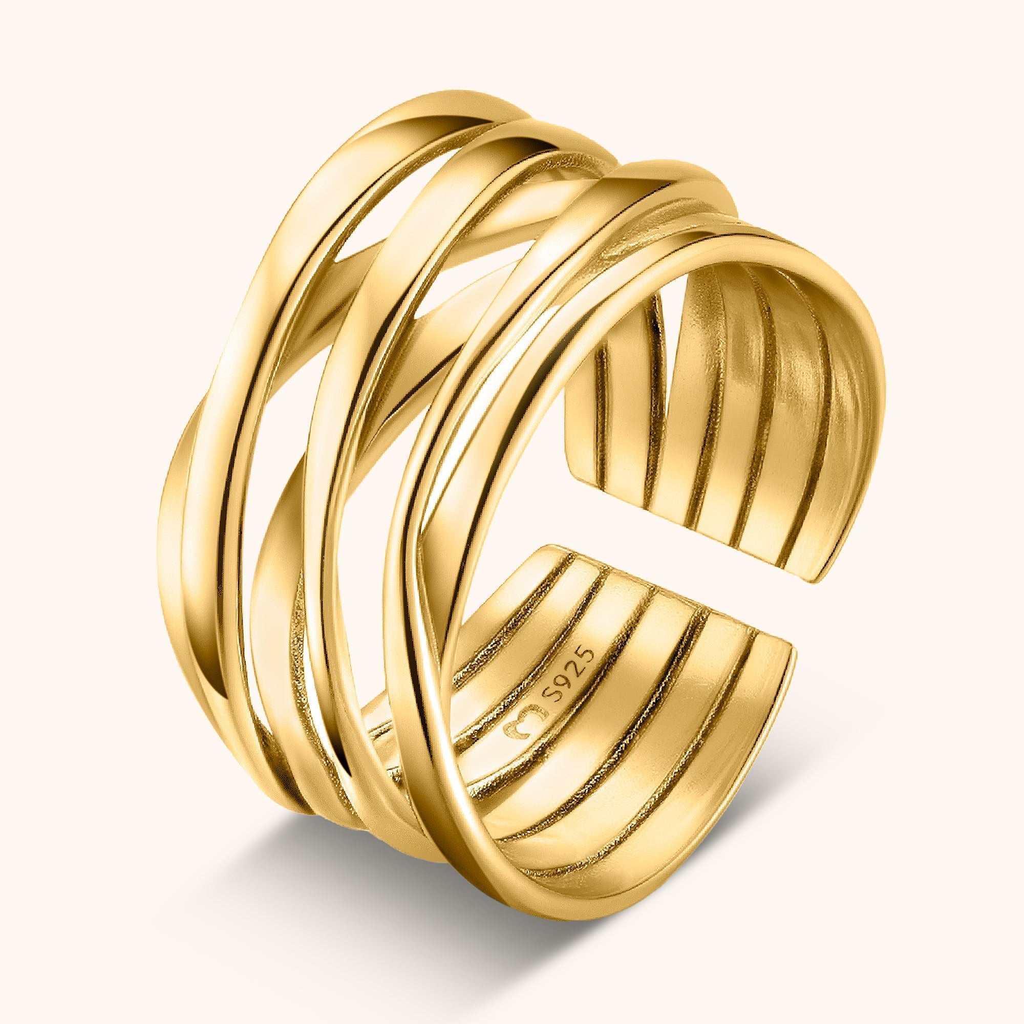 Stijlvolle Vertakte Ring - Nora
