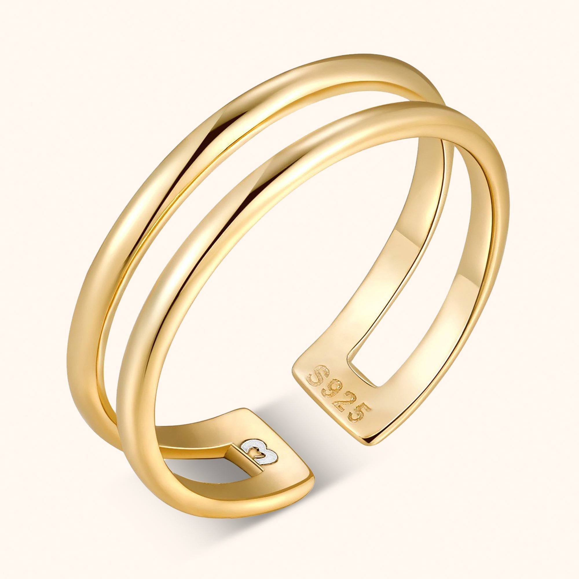 Open Dubbele Ring - Amaya