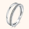 Dubbele Zirkonia Ring - Sienna