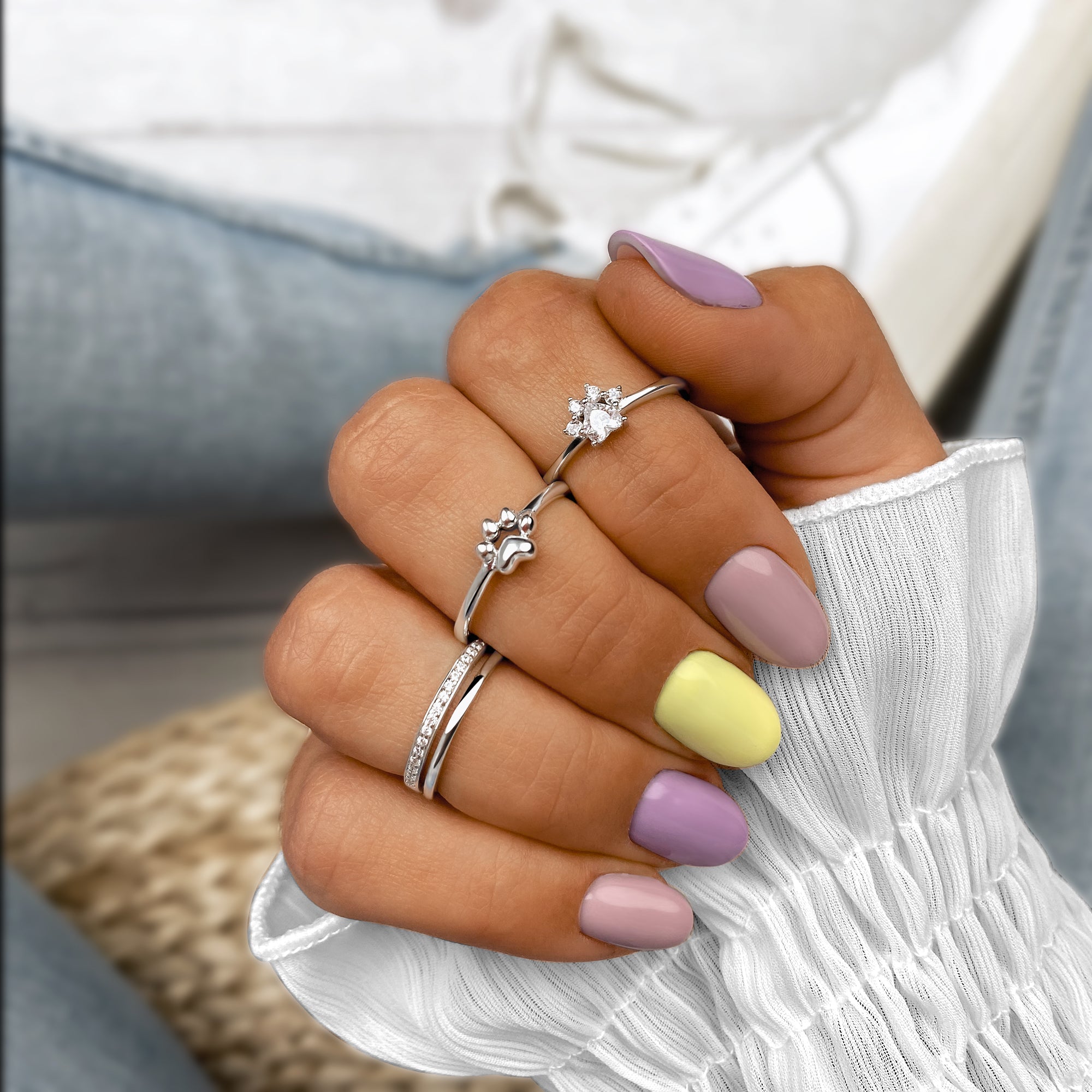 Dubbele Zirkonia Ring - Sienna