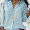 Vloeiende Blouse met Knoopsluiting – Selin