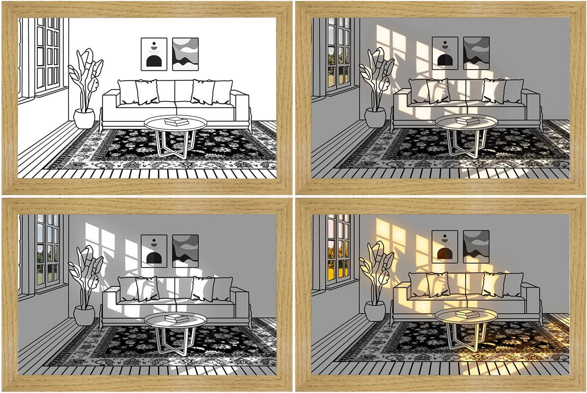 LED Verlichtingsschilderij – Luminza
