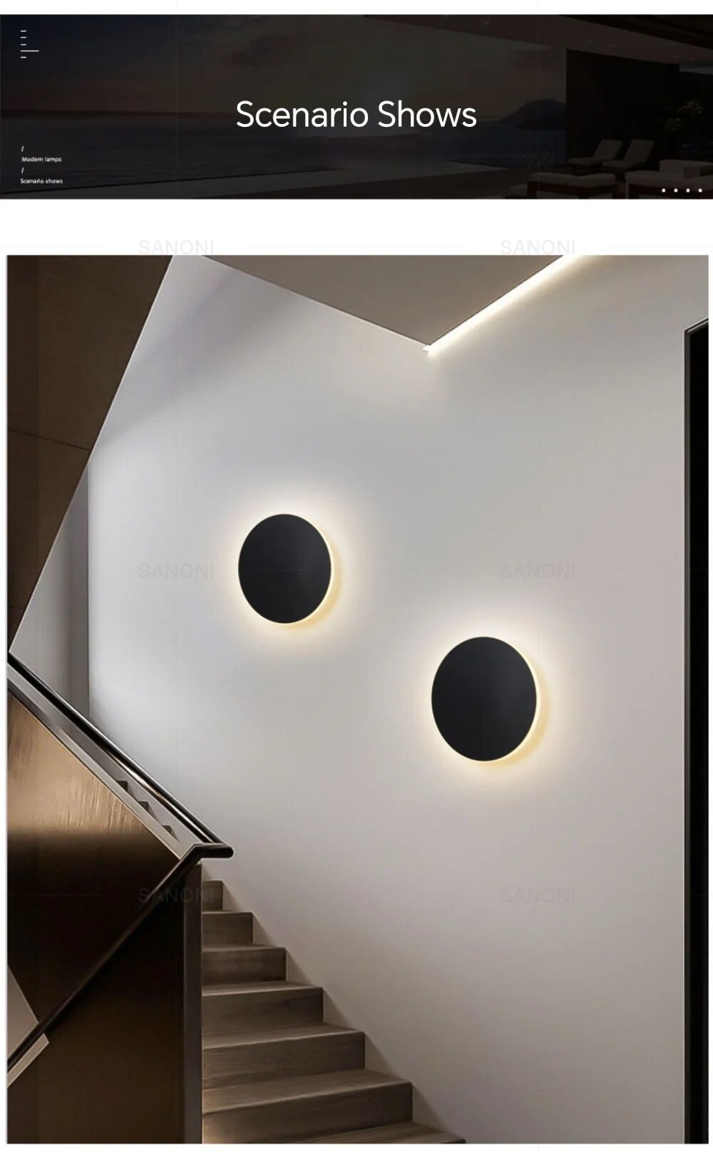 Moderne LED Wandlamp – Lumeo