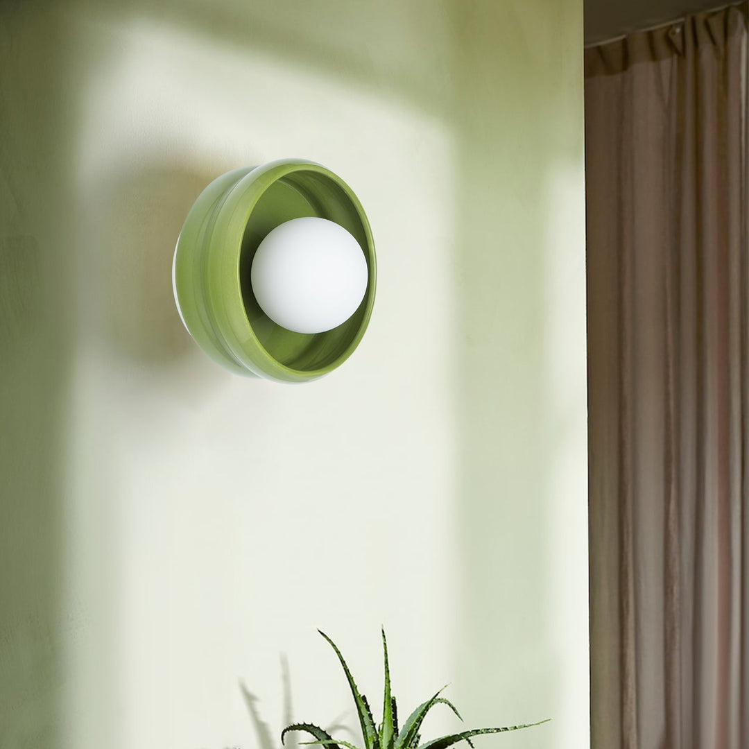 Ronde Keramische Wandlamp - Circo