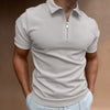 Moderne Slim Fit Polo met rits (1 kopen, 1 gratis) - VestoZip herenpolo