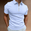 Moderne Slim Fit Polo met rits (1 kopen, 1 gratis) - VestoZip herenpolo
