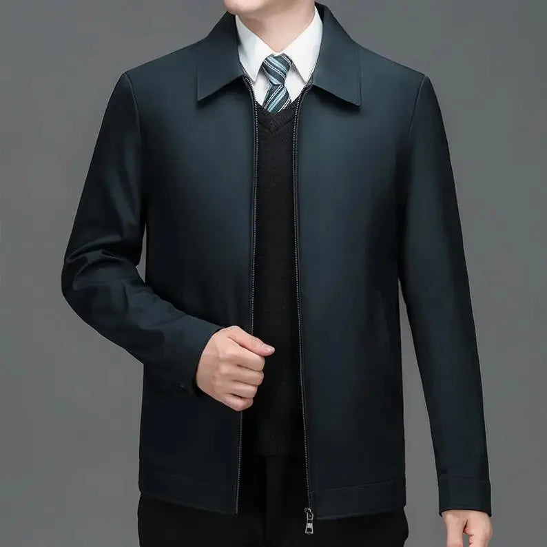 Gevoerde heren winterjas van polyester - Arvid