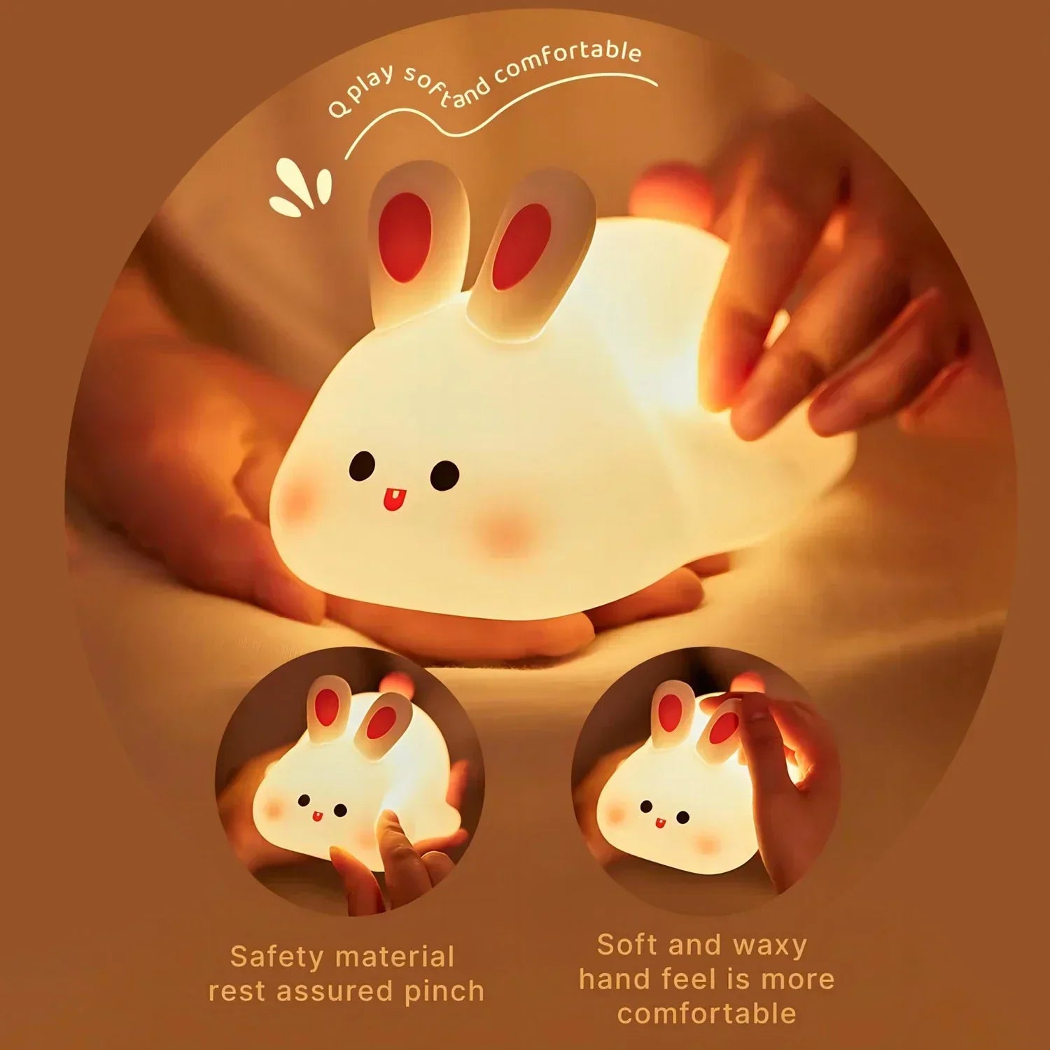 Rustgevend Nachtlampje - BunnyGlow