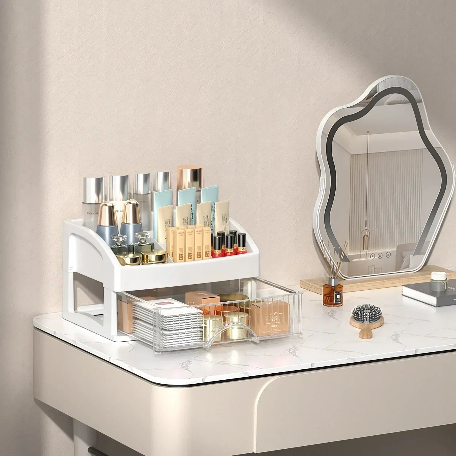 Transparante Acryl Make-up Organizer - Clarityn