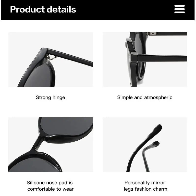 Retro Ronde Gepolariseerde Zonnebril - SunnyStyle