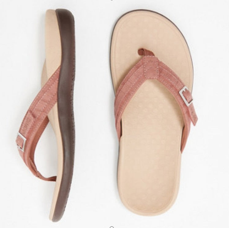Comfortabele orthopedische teenslippers voor dames - OrthoSommer
