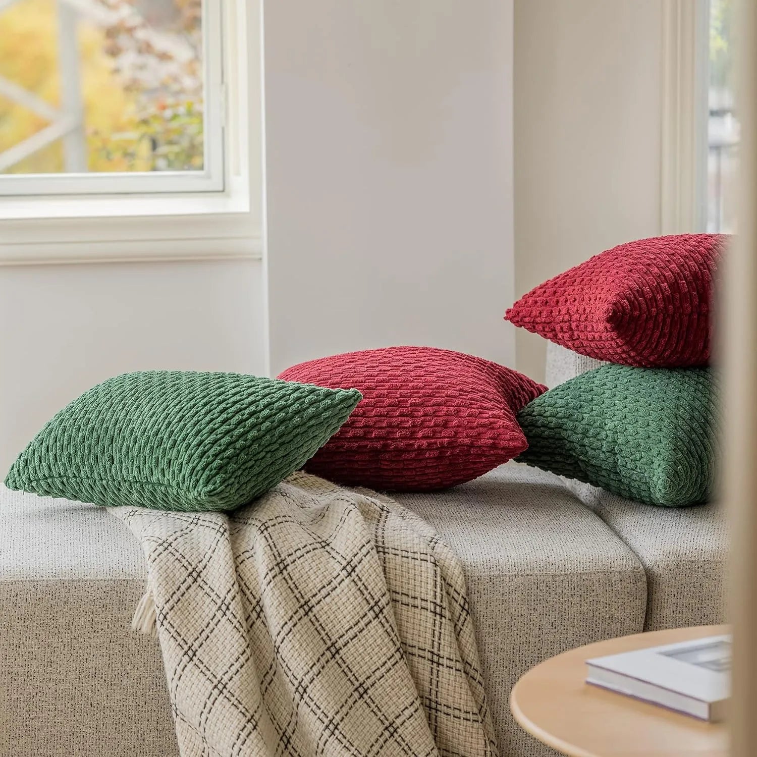 Corduroy Kussenhoezen met Boho-Stijl – Velvia