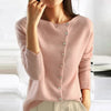 Modieuze Sweater met Stijlvolle Knoopsluiting - Elisa