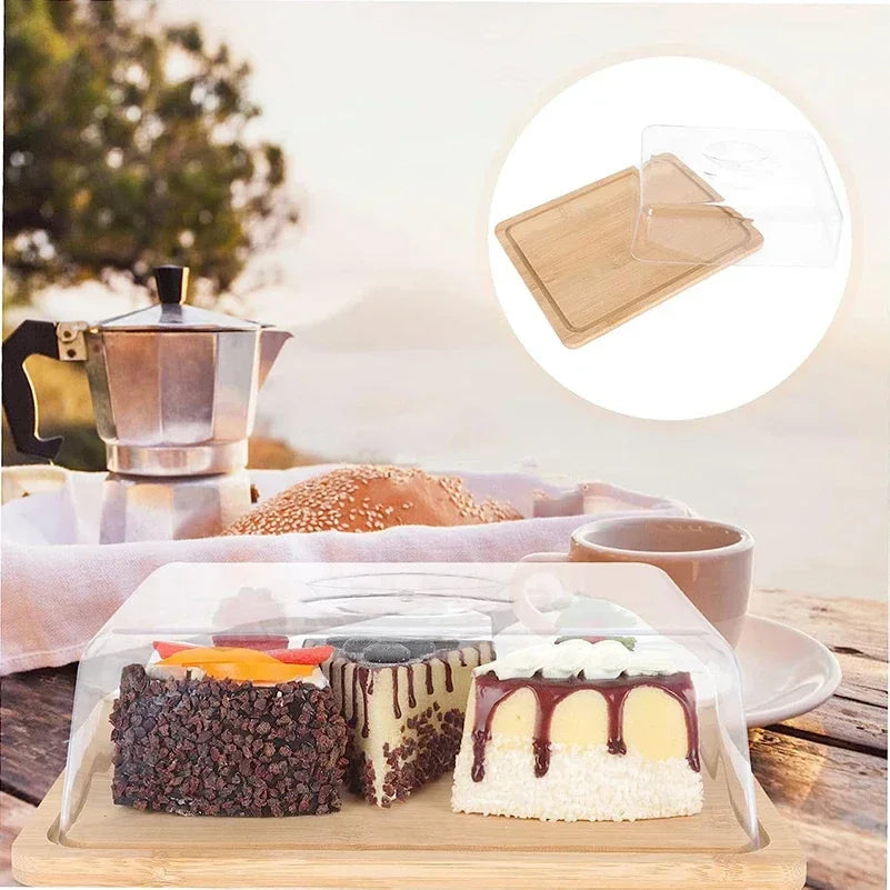 Rechthoekige Botervloot met Bamboe Deksel - FreshSeal