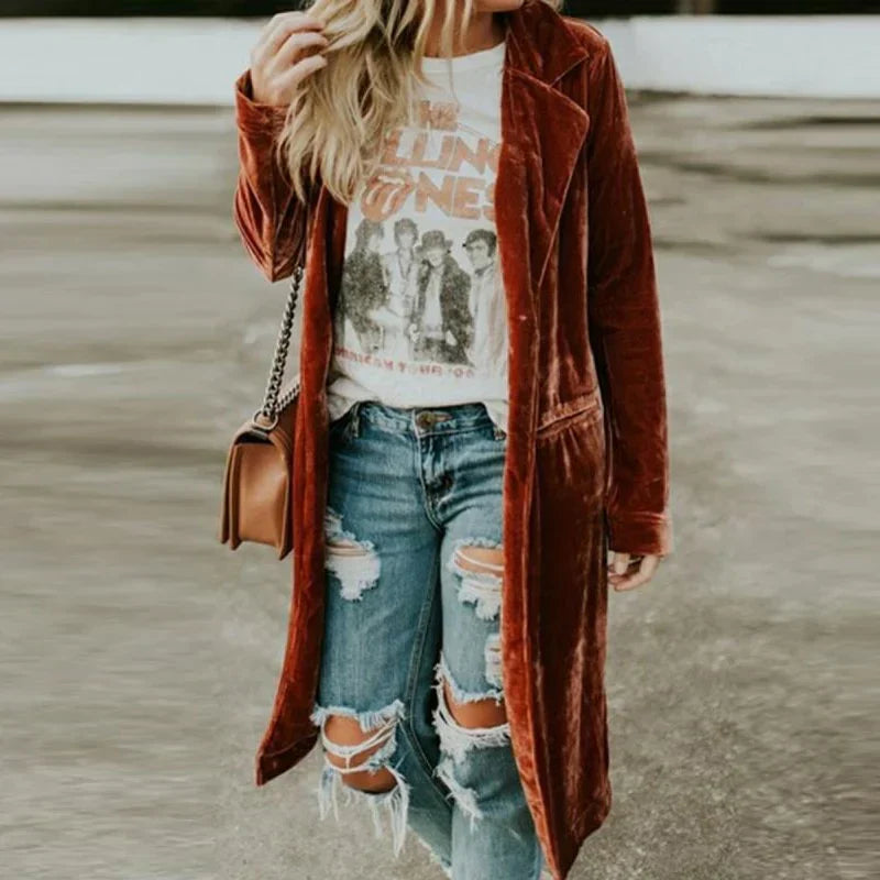 Fluwelen Damesjas - Valentina