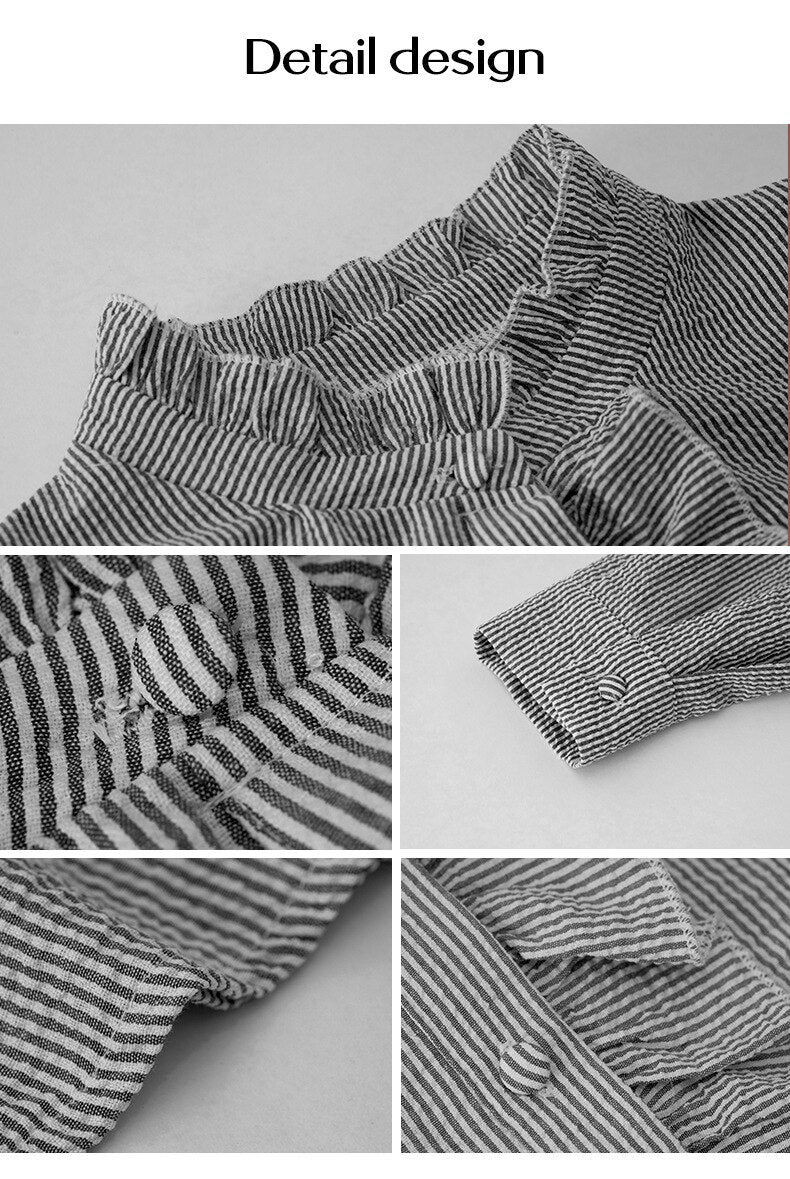 Trendy Gestreepte Damesblouse – Elise