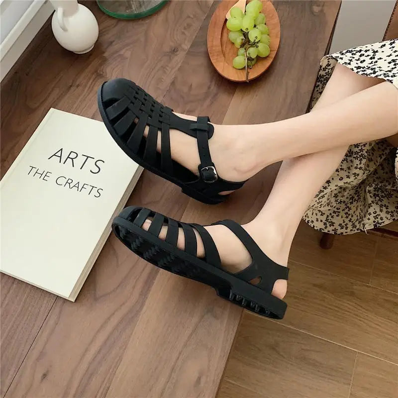 Trendy Plateau Dames Sandalen in Koreaanse Stijl – Alina