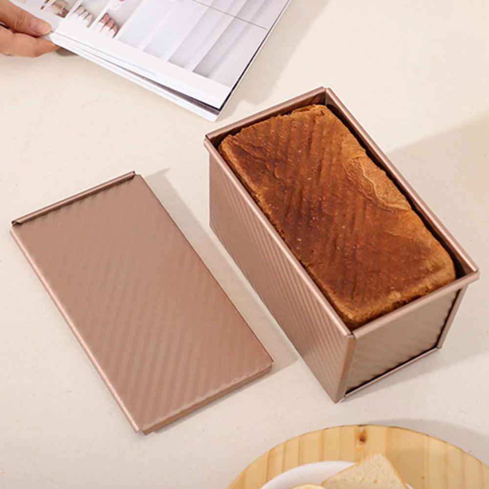 2-delige Roségouden Anti-aanbak Bakvormenset met Deksel - Brielle