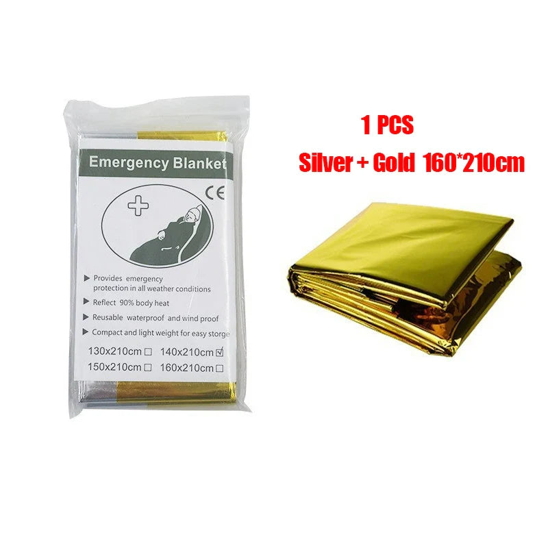 Multifunctionele Nooddeken en Isolatiedeken - ThermaShield Poncho