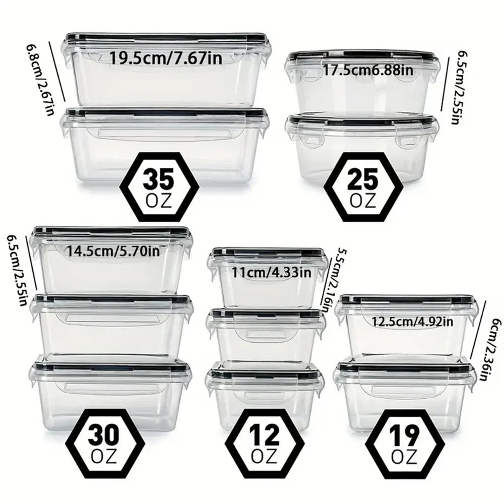12-delige Voedselcontainer Set - FoodSaver