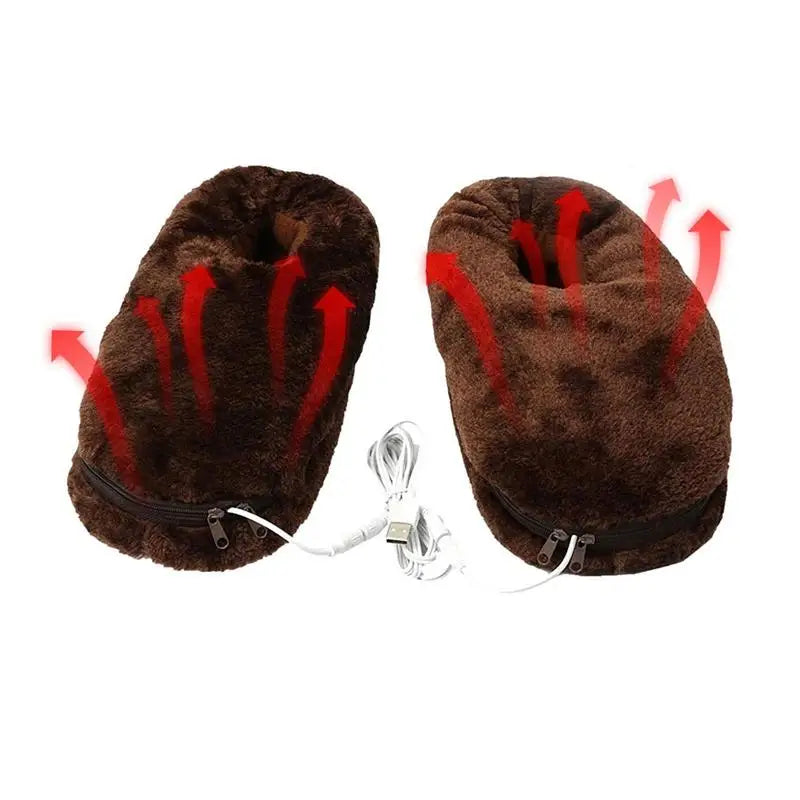 USB-Verwarmde Winter Pantoffels – HeatSwift