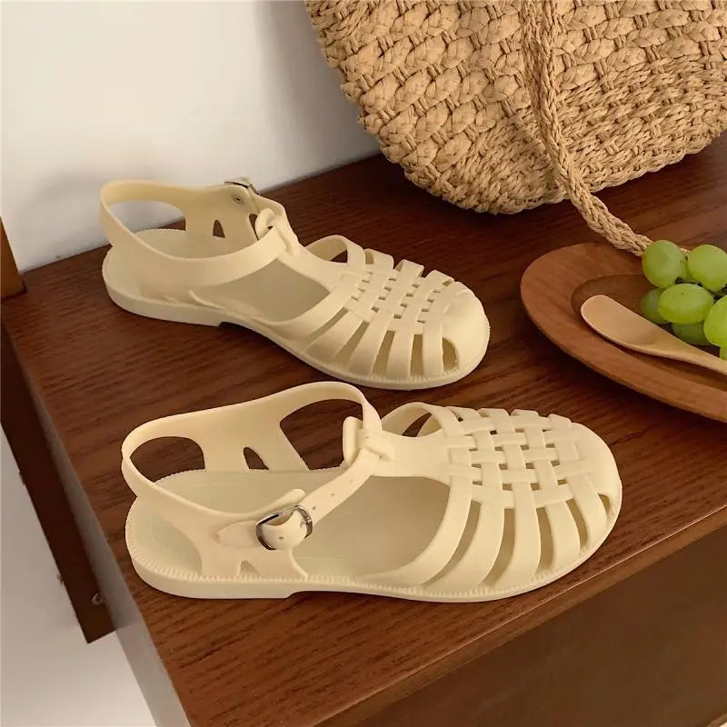 Trendy Plateau Dames Sandalen in Koreaanse Stijl – Alina