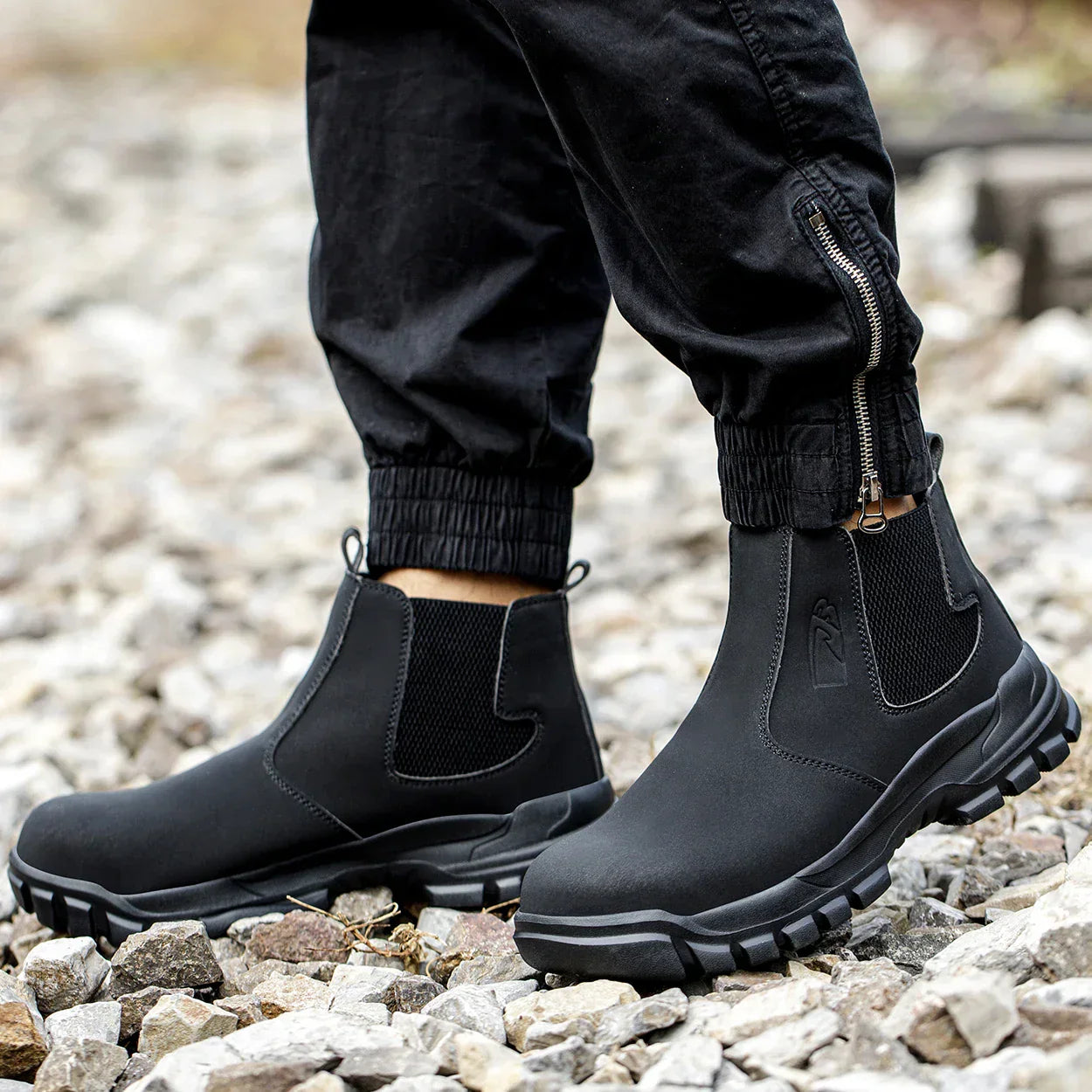 Heren Veiligheidswerklaarzen waterdicht met stalen neus & brede pasvorm – Magnus