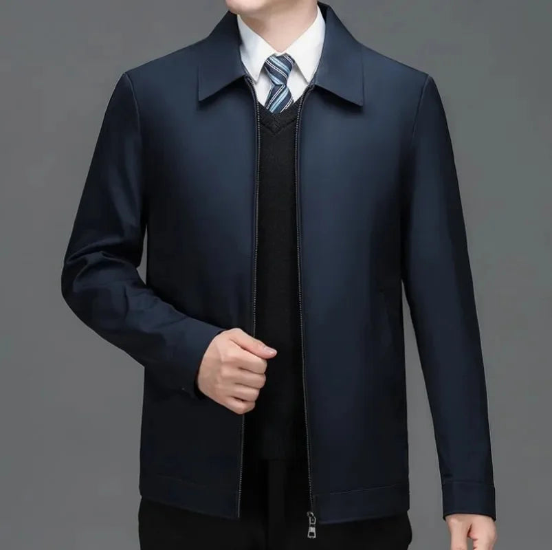 Gevoerde heren winterjas van polyester - Arvid