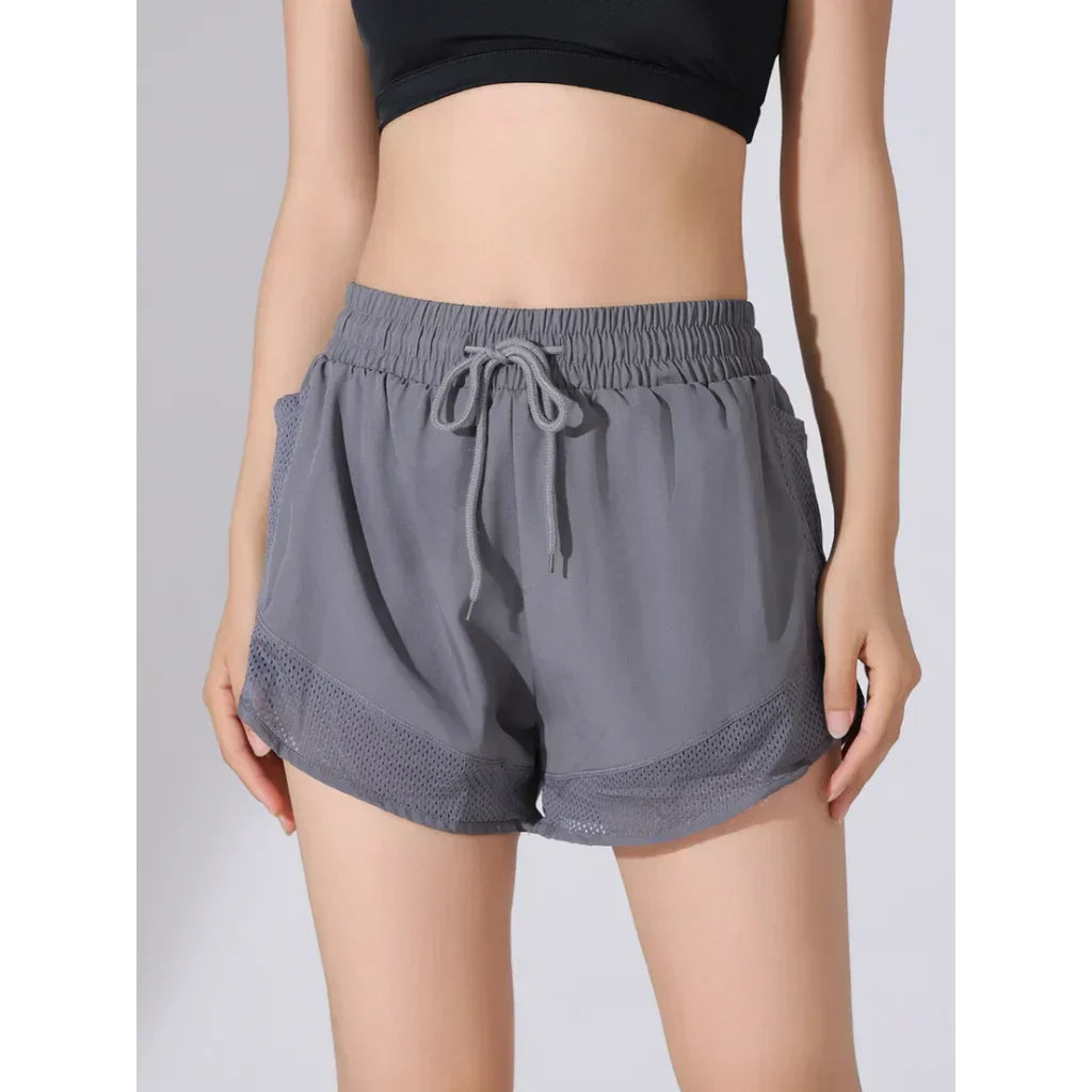 Ademend & Sneldrogende High-Waist Dames Fitnessshorts – Mira