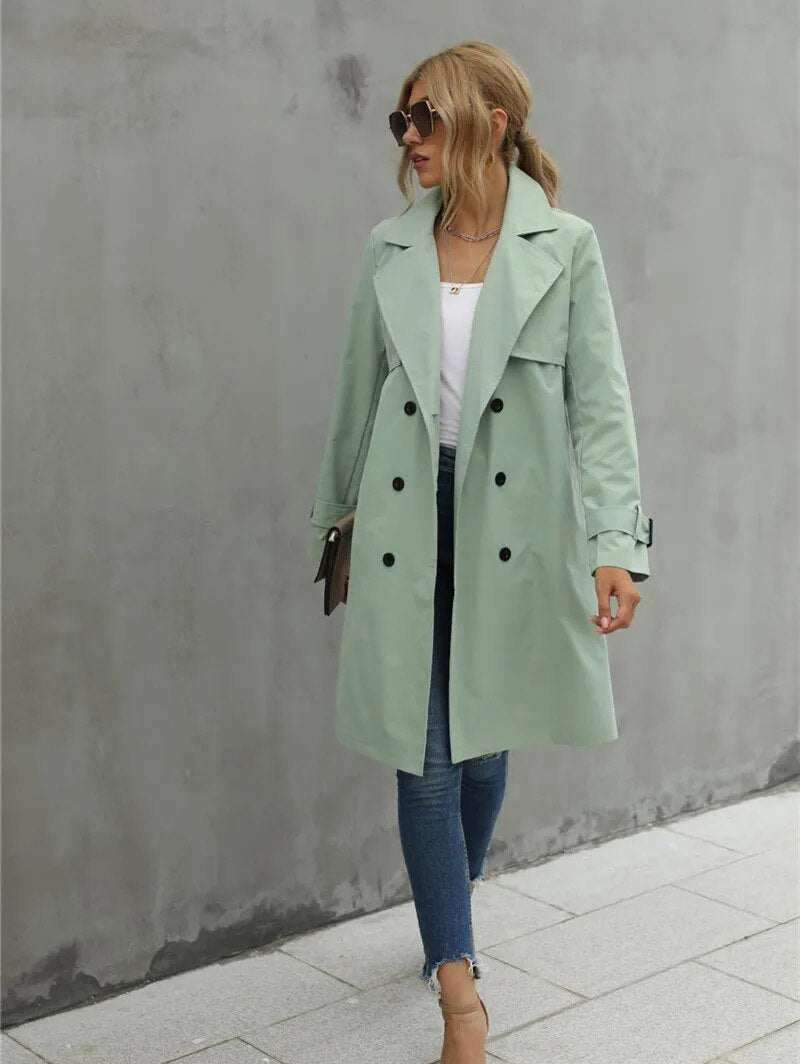 Kelly Trench Coat | Strak & Stijlvol