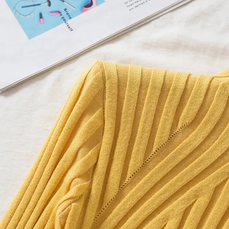 Damestrui met opstaande kraag en lange mouwen – Elodie