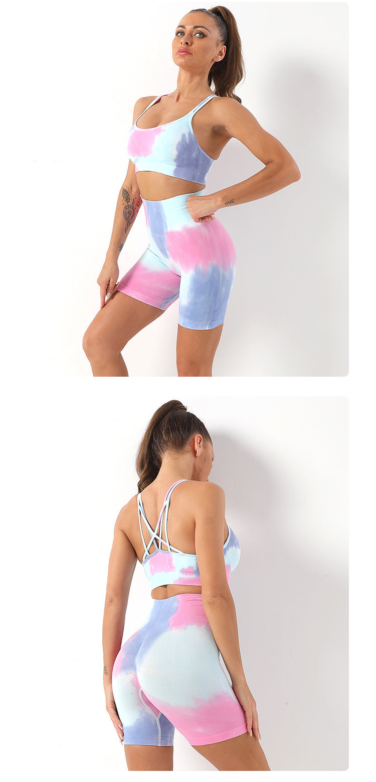 Donna Sport Set (Short) | Een unieke Tie Dyed workout set!