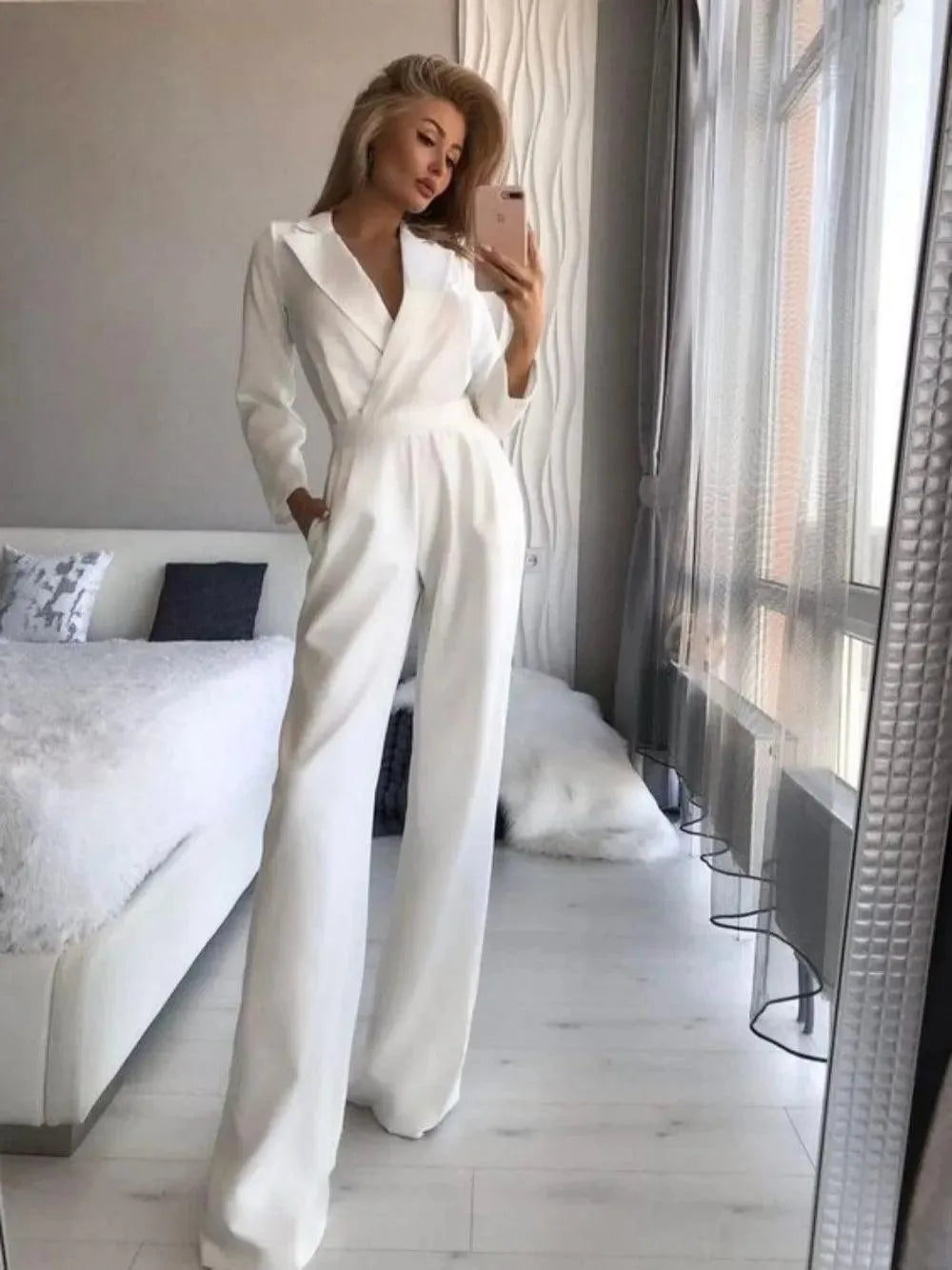 Stijlvolle Jumpsuit met Lange Mouwen - Sophie