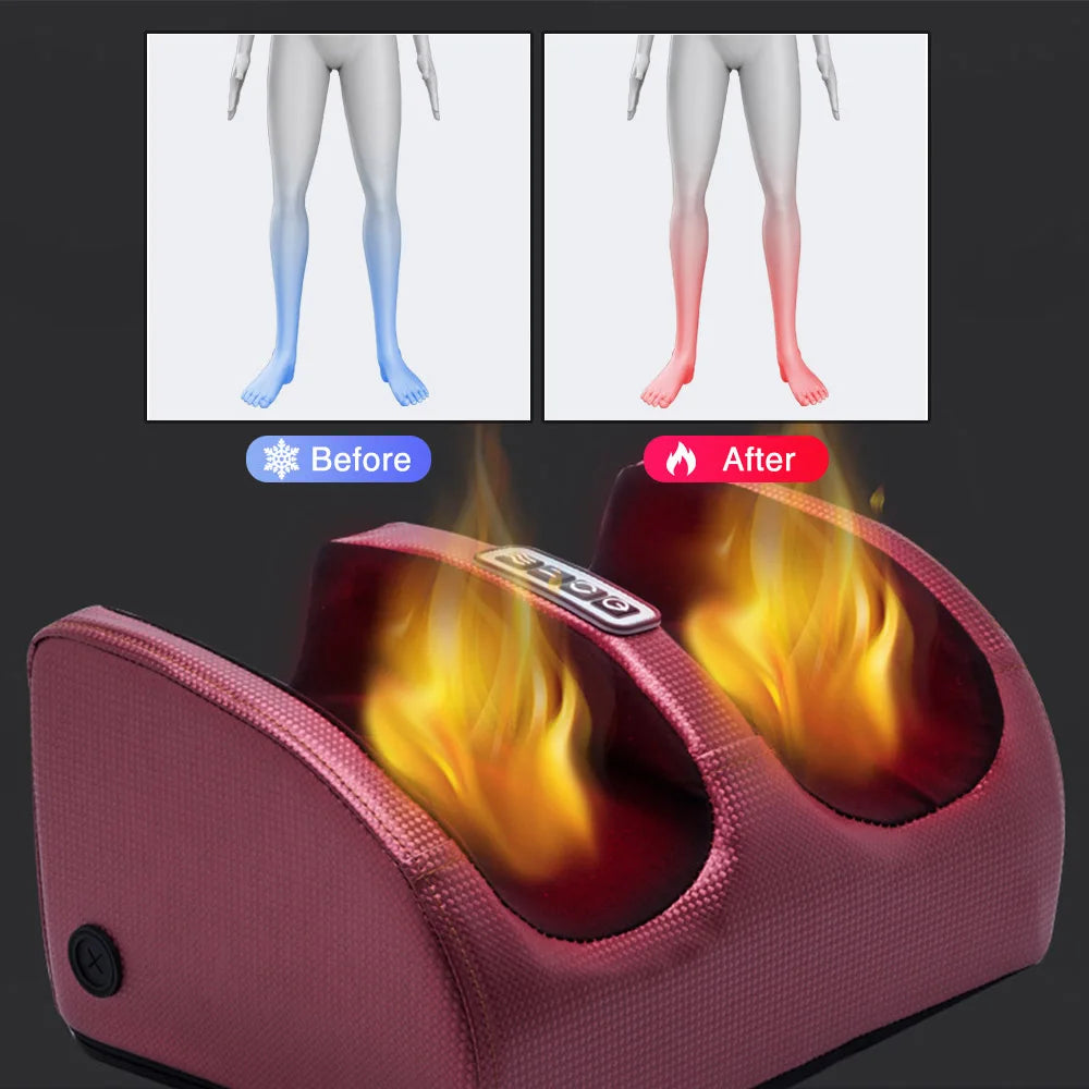 Elektrische Voetmassager met Warmte en Shiatsu Therapie - RelaxFoot
