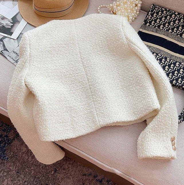 Dames Tweedjas met Ronde Halslijn – Celeste