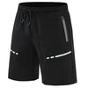 Sportieve & Stijlvolle Slim-Fit Trainingsshorts met Ritszakken – Kian