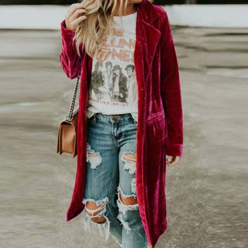 Fluwelen Damesjas - Valentina