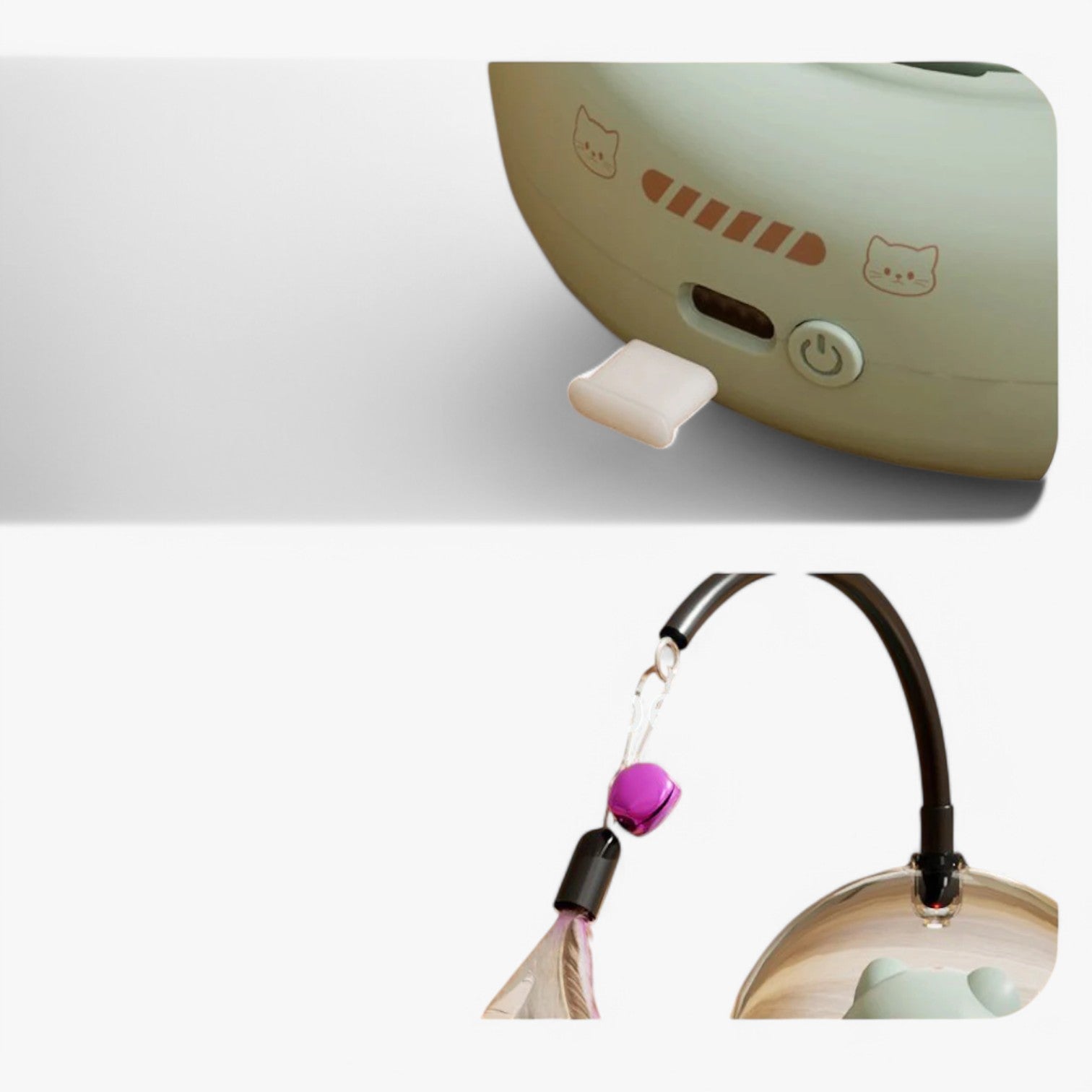 Slim Laser Kattenspeelgoed met Regenbooglicht – Nola